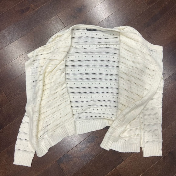 Knit cardigan sweater cream - Picture 4 of 5